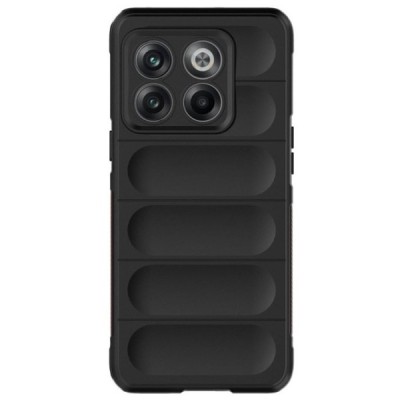 OnePlus 10T „Rugged“ kieto silikono TPU juodas dėklas - nugarėlė | Priedai.lt