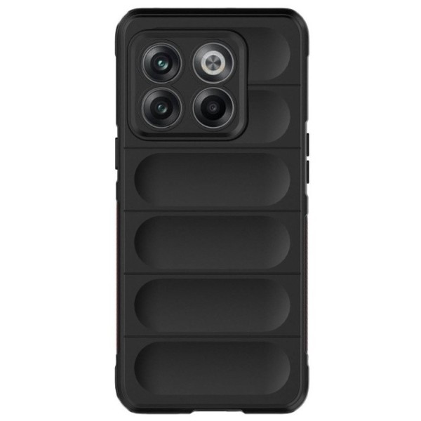 „Rugged“ Kõva silikoon (TPU) kaaned - must (OnePlus 10T)