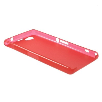 Ploniausias pasaulyje raudonas Sony Xperia Z1 Compact dėklas (nugarėlė) / Priedai.lt