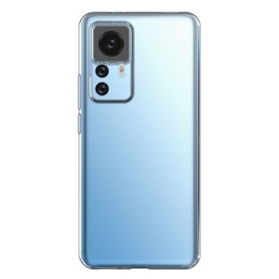 Xiaomi 12T (12T Pro) kieto silikono TPU skaidrus dėklas - nugarėlė | Priedai.lt