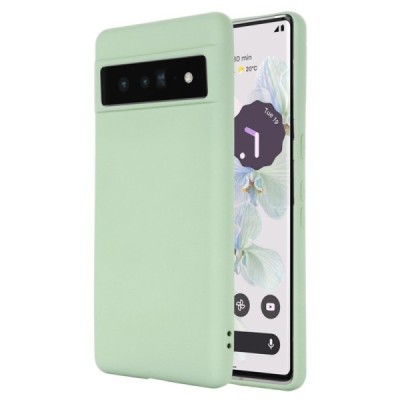 Google Pixel 7 Shell kieto silikono (TPU) dėklas žalias - nugarėlė | Priedai.lt