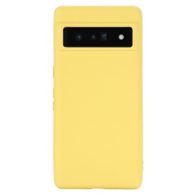 Google Pixel 7 Shell kieto silikono (TPU) dėklas geltonas - nugarėlė | Priedai.lt