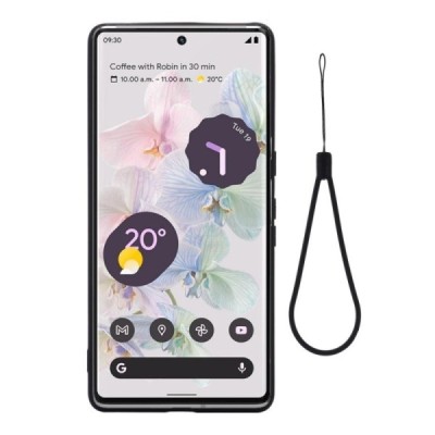 Google Pixel 7 Pro Shell kieto silikono (TPU) dėklas juodas - nugarėlė | Priedai.lt