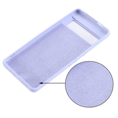 Google Pixel 7 Pro Shell kieto silikono (TPU) dėklas violetinis - nugarėlė | Priedai.lt