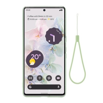 Google Pixel 7 Pro Shell kieto silikono (TPU) dėklas žalias - nugarėlė | Priedai.lt