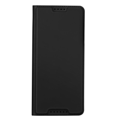„Dux Ducis“ Skin serijos Sony Xperia 5 IV juodas odinis atverčiamas dėklas | Priedai.lt