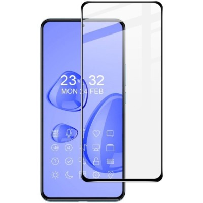 Xiaomi 12T (12T Pro) „Imak“ Tempered Glass sustiprintos apsaugos juodas pilnai dengiantis apsauginis ekrano stiklas 0,2 mm | Pri
