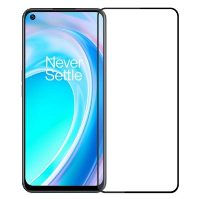 OnePlus Nord CE 2 Lite 5G „Mofi“ 9H Tempered Glass sustiprintos apsaugos juodas pilnai dengiantis apsauginis ekrano stiklas 0,26