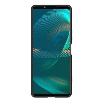 Sony Xperia 5 IV kieto silikono TPU juodas dėklas - nugarėlė | Priedai.lt