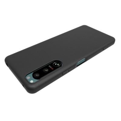 Sony Xperia 5 IV kieto silikono TPU juodas dėklas - nugarėlė | Priedai.lt