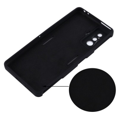 Xiaomi Poco F4 GT Shell kieto silikono TPU juodas dėklas - nugarėlė | Priedai.lt