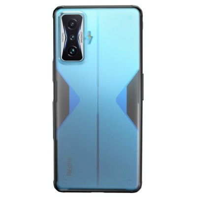 Xiaomi Poco F4 GT Armor matinis juodos spalvos apvadais kieto silikono (TPU) dėklas | Priedai.lt