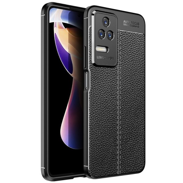 „FOCUS“ Kõva silikoon (TPU) kaaned - must (Poco F4)