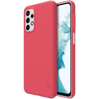Nillkin Frosted Shield Samsung Galaxy A23 5G (SM-A236B, SM-A235F) raudonas plastikinis dėklas | Priedai.lt
