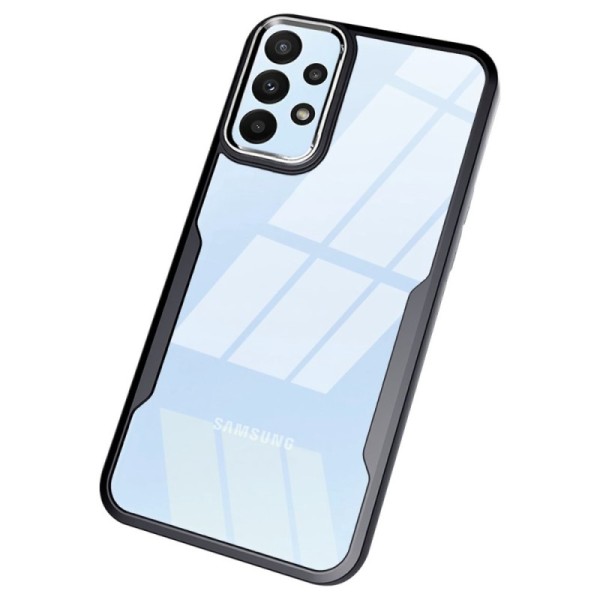„Fashion“ kaaned - läbipaistev / must (Galaxy A23 5G / A23 4G)