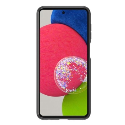 Samsung Galaxy A23 4G (SM-A235F) „Carbon“ kieto silikono TPU juodas dėklas - nugarėlė | Priedai.lt
