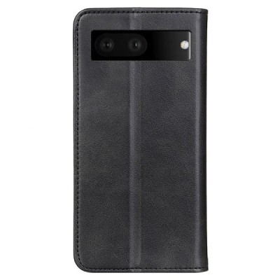 Google Pixel 7 „Split“ juodas odinis atverčiamas dėklas - knygutė | Priedai.lt