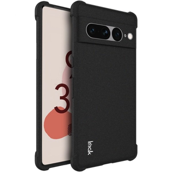 „Imak“ Tugevdatud turvalisus Kõva silikoon (TPU) kaaned - must (Pixel 7 Pro)