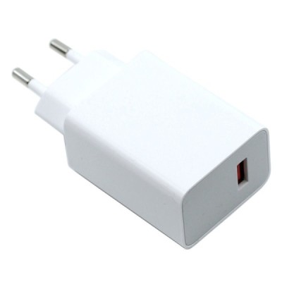 „Xiaomi“ Fast Charger MDY-12-EW kelioninis (sieninis, buitinis) įkroviklis (55W) - baltas + Type-C USB laidas | Priedai.lt