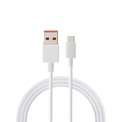 Xiaomi Fast Charge Type-C USB baltas laidas 1 m. (MDY-12-EH, originalus) | Priedai.lt