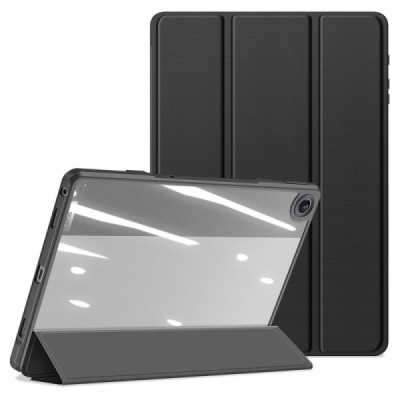 Lenovo Tab M10 Plus 10.6" Gen 3 „Dux Ducis“ Toby atverčiamas juodas odinis dėklas - knygutė | Priedai.lt