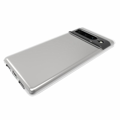 Google Pixel 7 Pro kieto silikono TPU skaidrus dėklas - nugarėlė | Priedai.lt