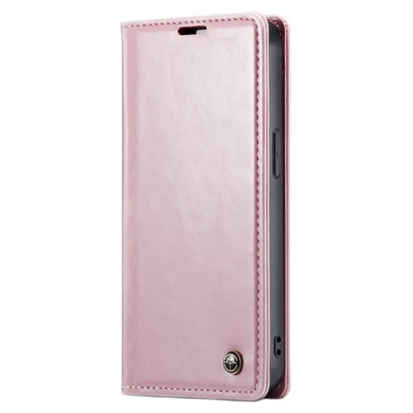„CaseMe“ Leather Tugev tahke kaaned - roosa (iPhone 13 Pro)