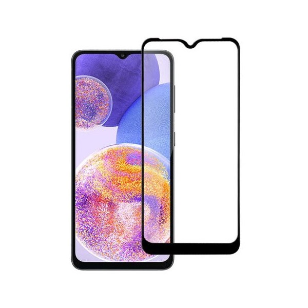 „Guardian“ Tempered Glass kaitsev ekraaniklaas 0.26 mm - must (Galaxy A23 5G / A23 4G)
