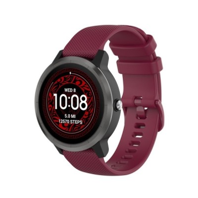 Išmaniojo laikrodžio (Samsung Galaxy Watch 4 / 5, Garmin) kieto silikono (TPU) bordo apyrankė | Priedai.lt