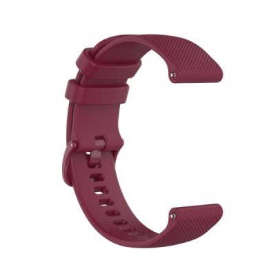 Išmaniojo laikrodžio (Samsung Galaxy Watch 4 / 5, Garmin) kieto silikono (TPU) bordo apyrankė | Priedai.lt