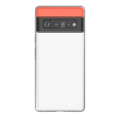 Google Pixel 6 Pro kieto silikono TPU skaidrus dėklas - nugarėlė | Priedai.lt