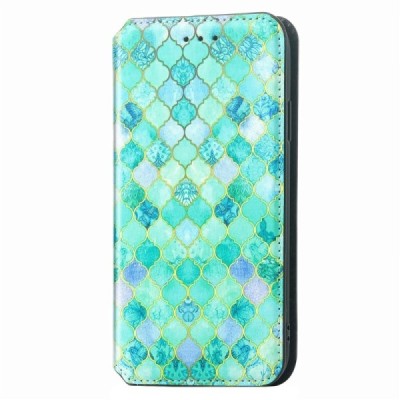 Apple iPhone 13 Pro atverčiamas spalvotas „Caseneo“ Emerald odinis dėklas - knygutė | Priedai.lt