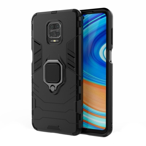 „Kickstand“ Tugevdatud turvalisus kaaned - must (Redmi Note 9 Pro)