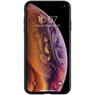 Apple iPhone Xr „Nillkin“ Textured Case juodas dėklas - nugarėlė | Priedai.lt