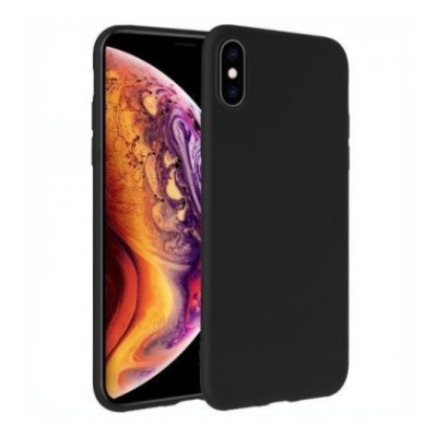 „X-Level“ Dynamic Apple iPhone Xr juodas kieto silikono dėklas | Priedai.lt