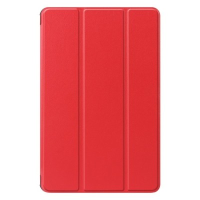 Huawei MatePad 10.4'' (2020, 2022) atverčiamas raudonas odinis dėklas - knygutė | Priedai.lt