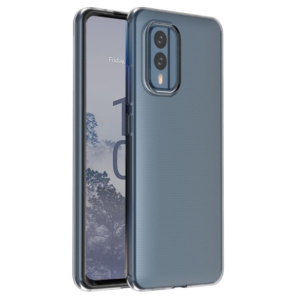 Kõva silikoon (TPU) kaaned - läbipaistev (Nokia X30 5G)
