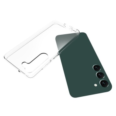 Samsung Galaxy S23+ (SM-S916) kieto silikono TPU skaidrus dėklas - nugarėlė | Priedai.lt