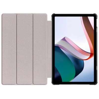 Xiaomi Redmi Pad 10.6" atverčiamas raudonas odinis dėklas (sulankstomas) | Priedai.lt