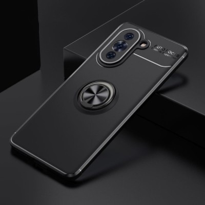Huawei Nova 10 Pro „FOCUS“ Kickstand kieto silikono TPU juodas dėklas - nugarėlė | Priedai.lt