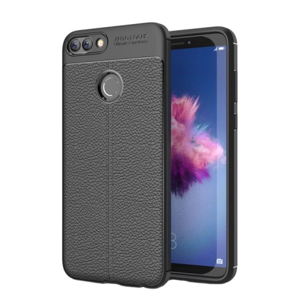 „FOCUS“ Kõva silikoon (TPU) kaaned - must (P smart 2018)