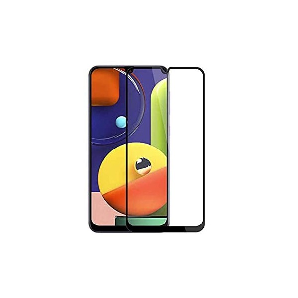 „Rurihai“ Tempered Glass täielik katvus kaitsev ekraaniklaas 2.5D - must (Galaxy A50 / A30s)