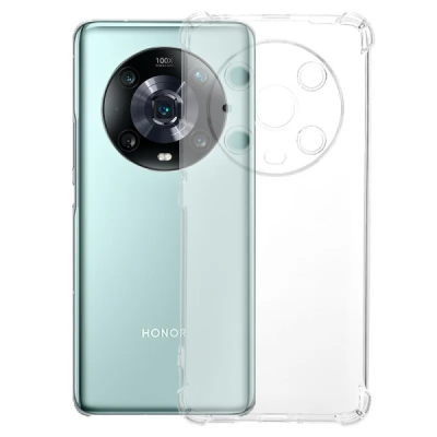Sustiprintos apsaugos Huawei Honor Magic4 Pro skaidrus kieto silikono (TPU) dėklas | Priedai.lt