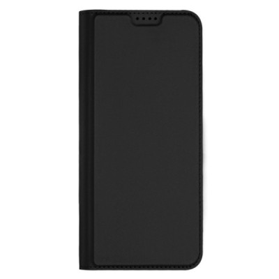 „Dux Ducis“ Skin serijos Asus Zenfone 9 (AI2202) juodas odinis atverčiamas dėklas | Priedai.lt