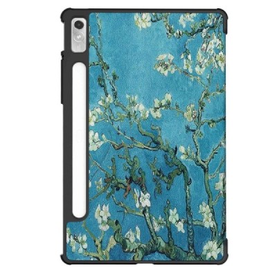 Lenovo Tab P11 Pro 11.2" Gen 2 atverčiamas spalvotas „Sakura“ dėklas - knygutė | Priedai.lt
