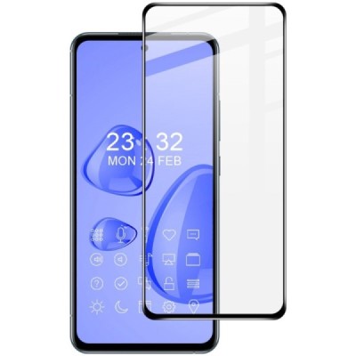 Nokia X30 5G „Imak“ Tempered Glass sustiprintos apsaugos juodas pilnai dengiantis apsauginis ekrano stiklas 0,2 mm | Priedai.lt
