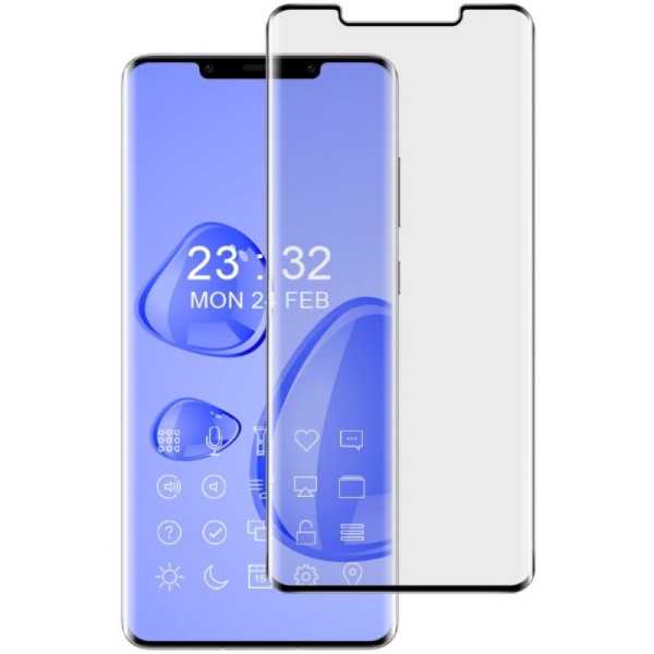 „Imak“ Tempered Glass täielik katvus kaitsev ekraaniklaas 0.2 mm - must (Mate 50 Pro)