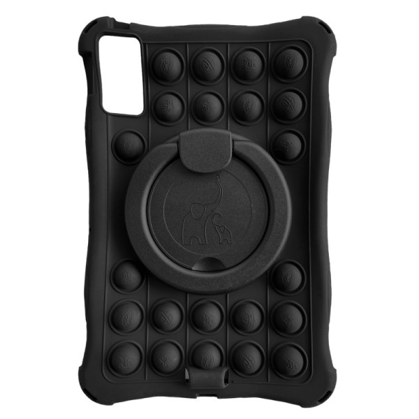 „Popit“ Bubble Kickstand pehme silikoon (TPU) kaaned - must (Redmi Pad 10.6")