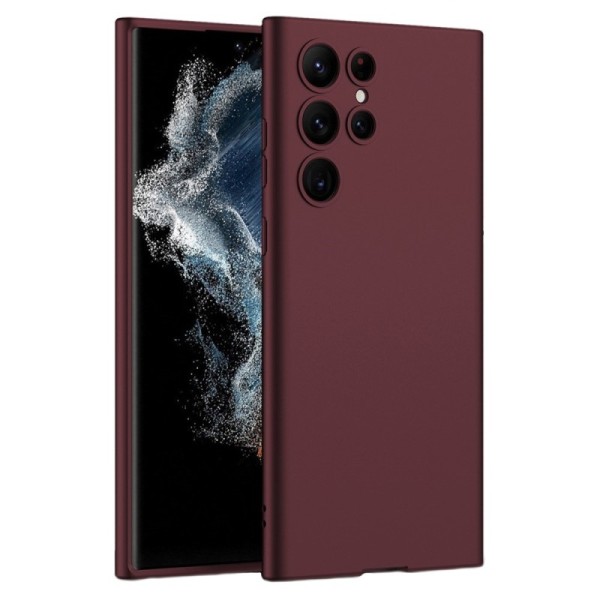 „GKK“ Slim Kõva silikoon (TPU) kaaned - burgundi (Galaxy S23 Ultra)