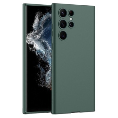 Samsung Galaxy S23 Ultra (SM-S918) GKK Slim žalias kieto silikono (TPU) dėklas - nugarėlė | Priedai.lt